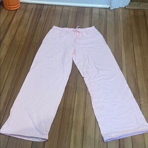 Edikted pink and white striped pants XS